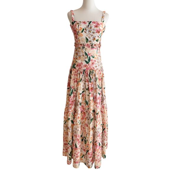 Agua Bendita  Lima Maxi Dress Jardinera - Picture 7 of 9